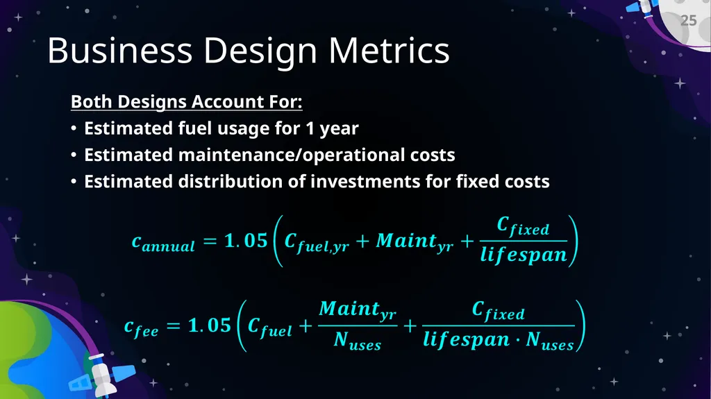 Preliminary Design Review Bi-Functional On-Orbit - slide 25 of 40
