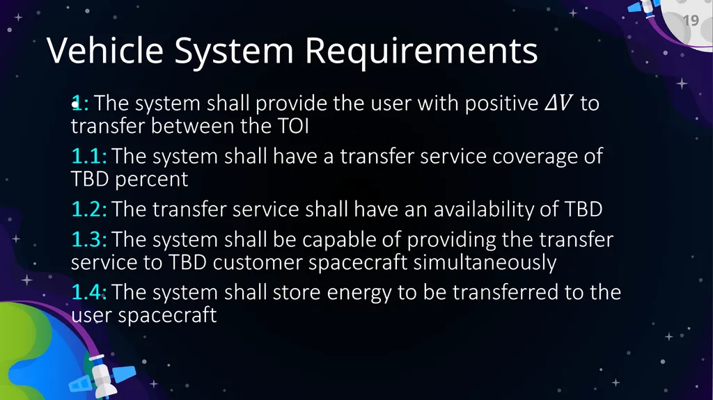 Preliminary Design Review Bi-Functional On-Orbit - slide 19 of 40