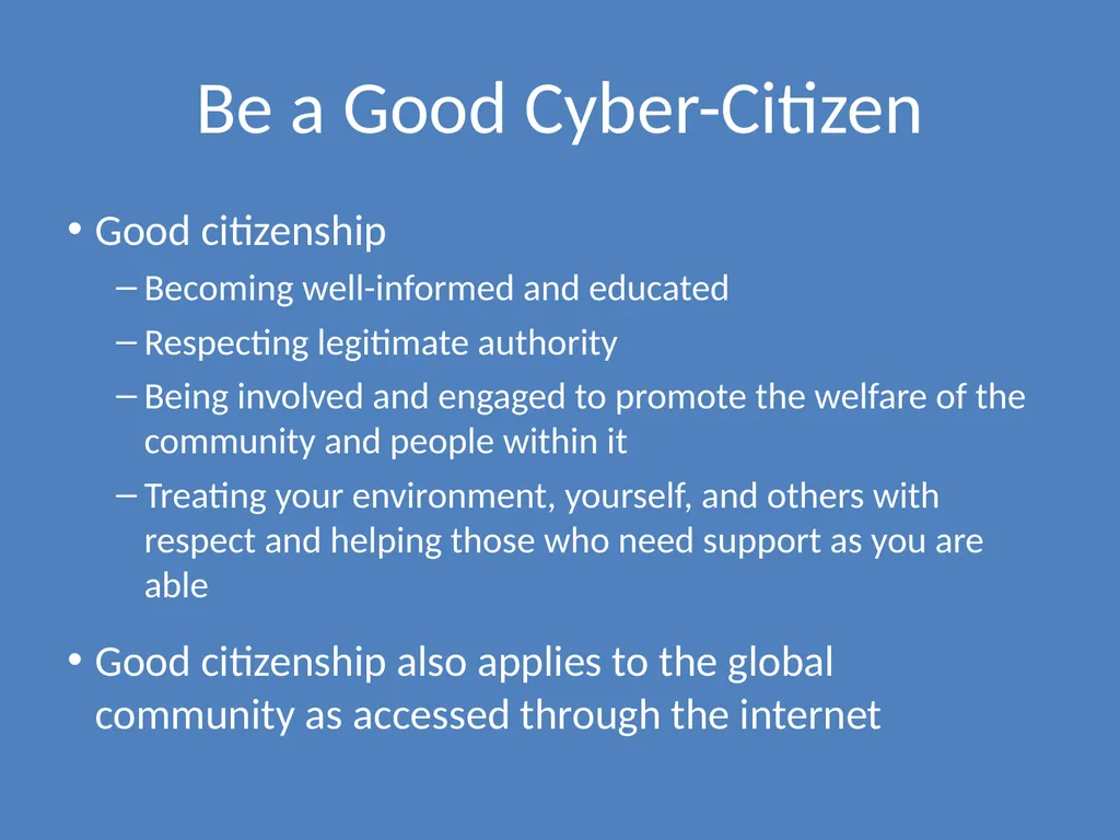 Using Technology Responsibly Best Practices for - slide 21 of 25