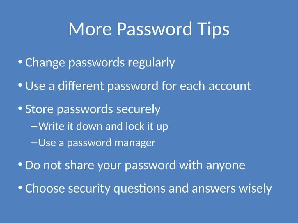 Using Technology Responsibly Best Practices for - slide 18 of 25