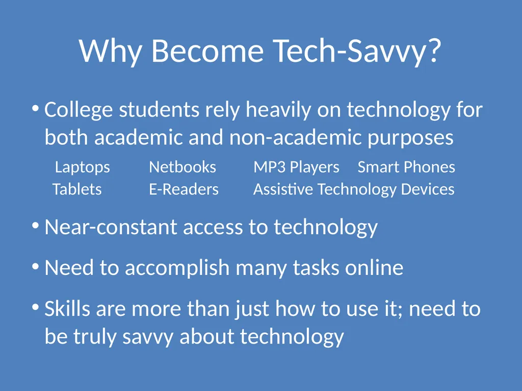 Using Technology Responsibly Best Practices for - slide 2 of 25