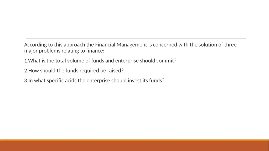 Modern approach of finance function Modern - slide 5 of 7