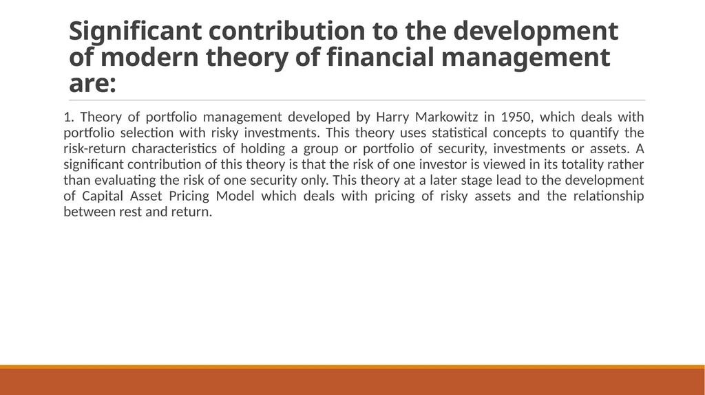 Modern approach of finance function Modern - slide 3 of 7
