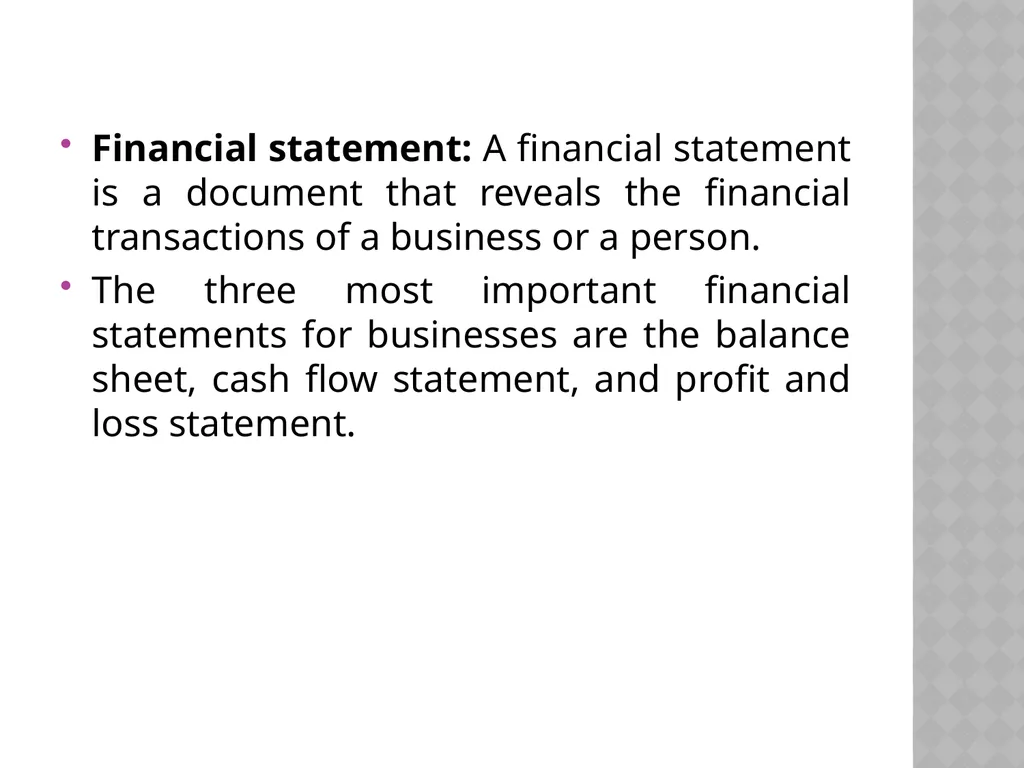 Basic concept of accounting Introduction - slide 12 of 17