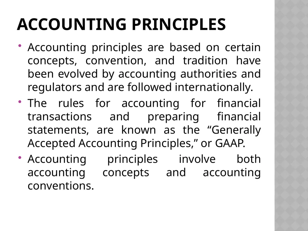 Basic concept of accounting Introduction - slide 3 of 17