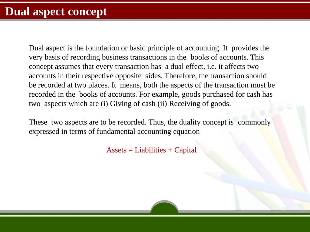 Accounting concept and convention by Prof. sachin - slide 27 of 34