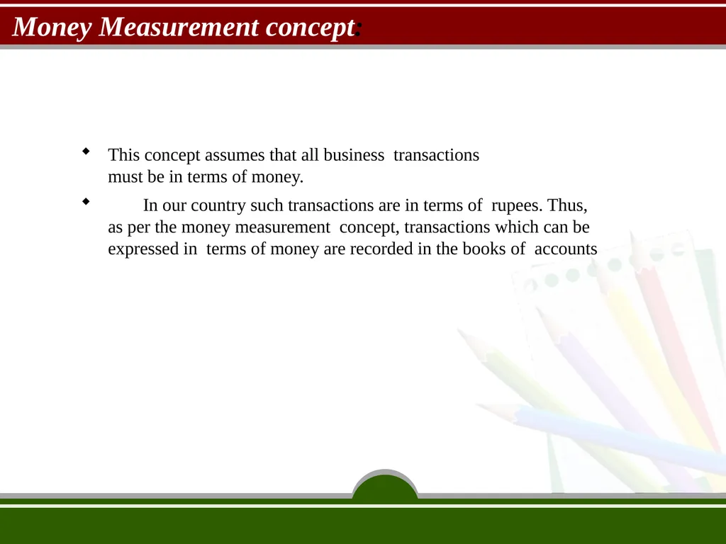 Accounting concept and convention by Prof. sachin - slide 22 of 34