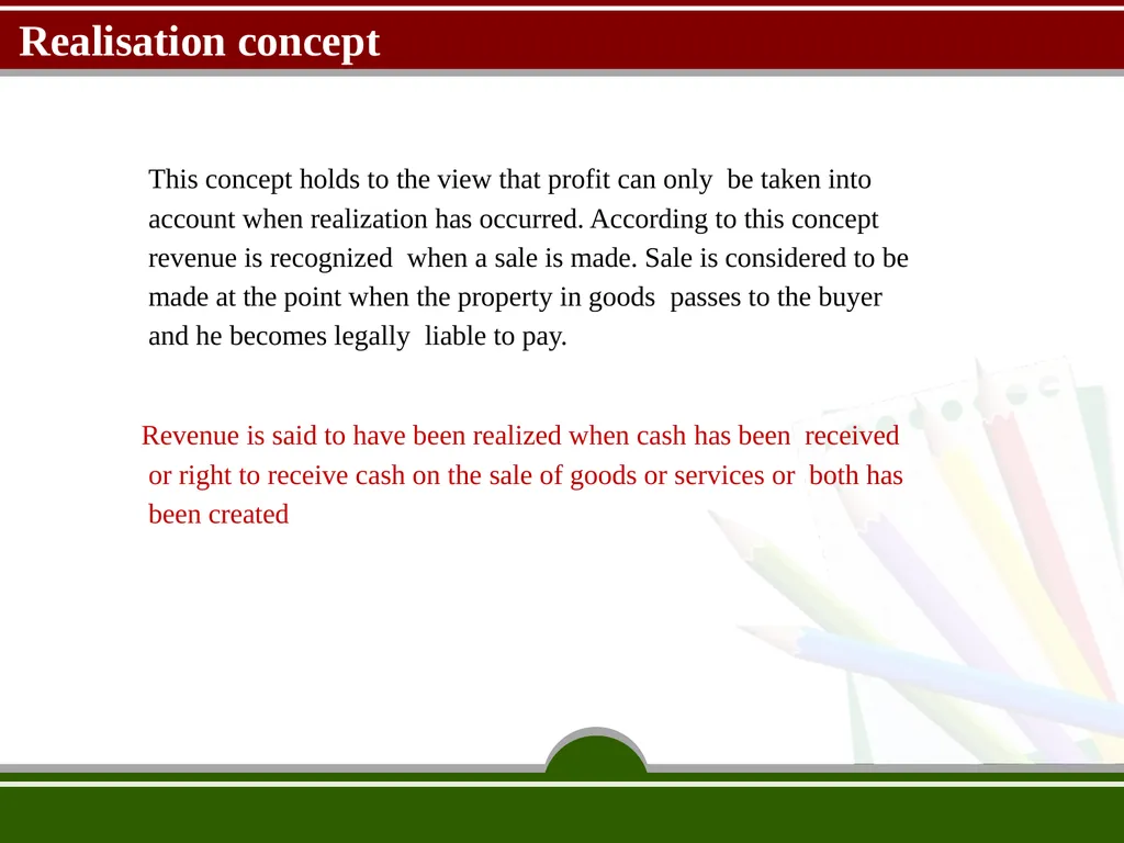 Accounting concept and convention by Prof. sachin - slide 28 of 34