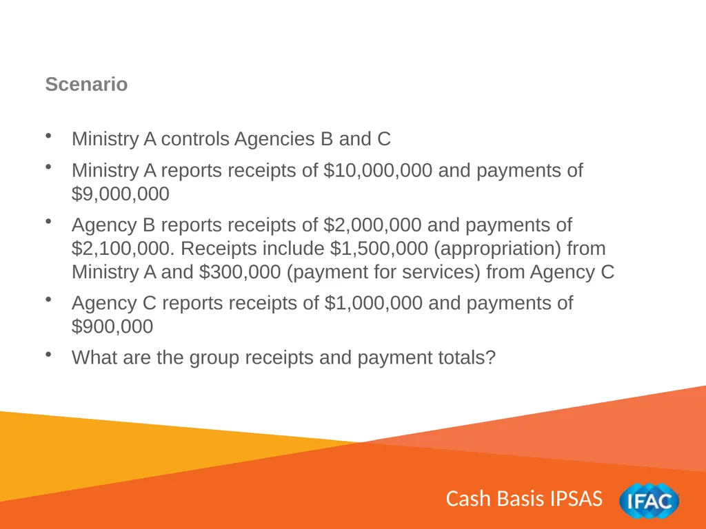 IMPLEMENTING IPSAS Other Pronouncements: Financial - slide 14 of 18