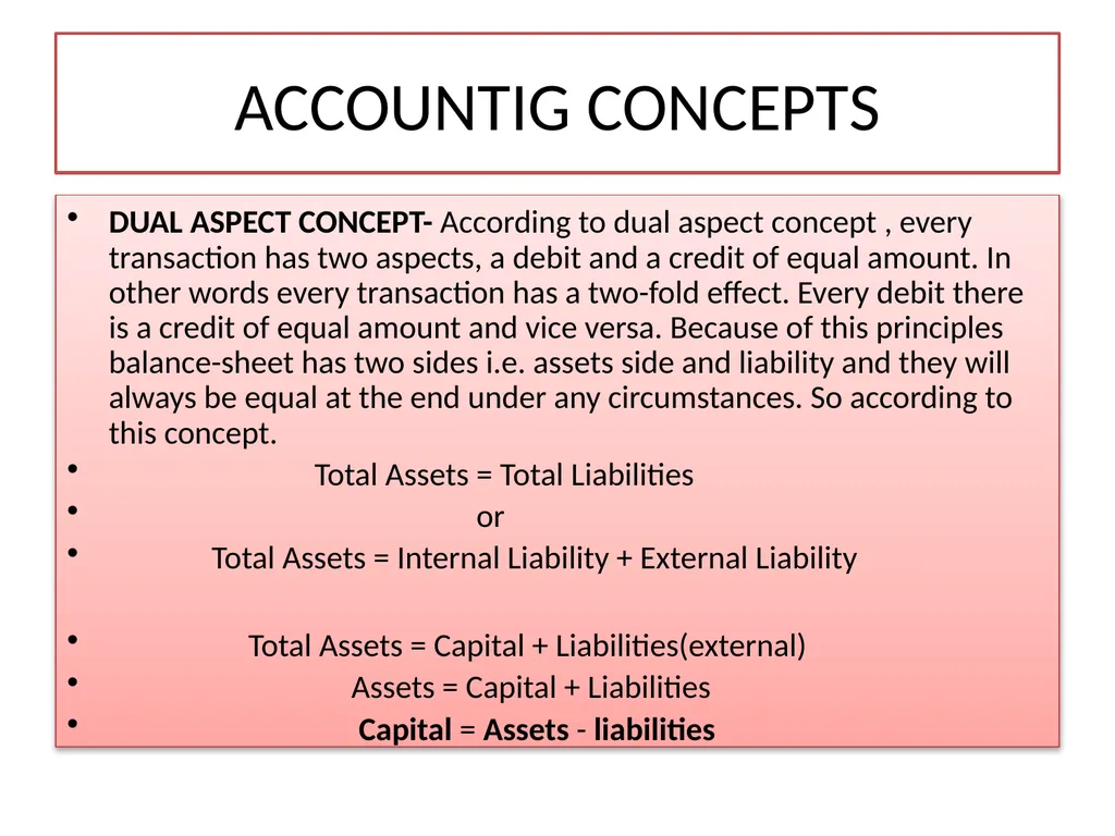 ACCOUNTING PRINCIPLES “Principles of accounting - slide 6 of 13