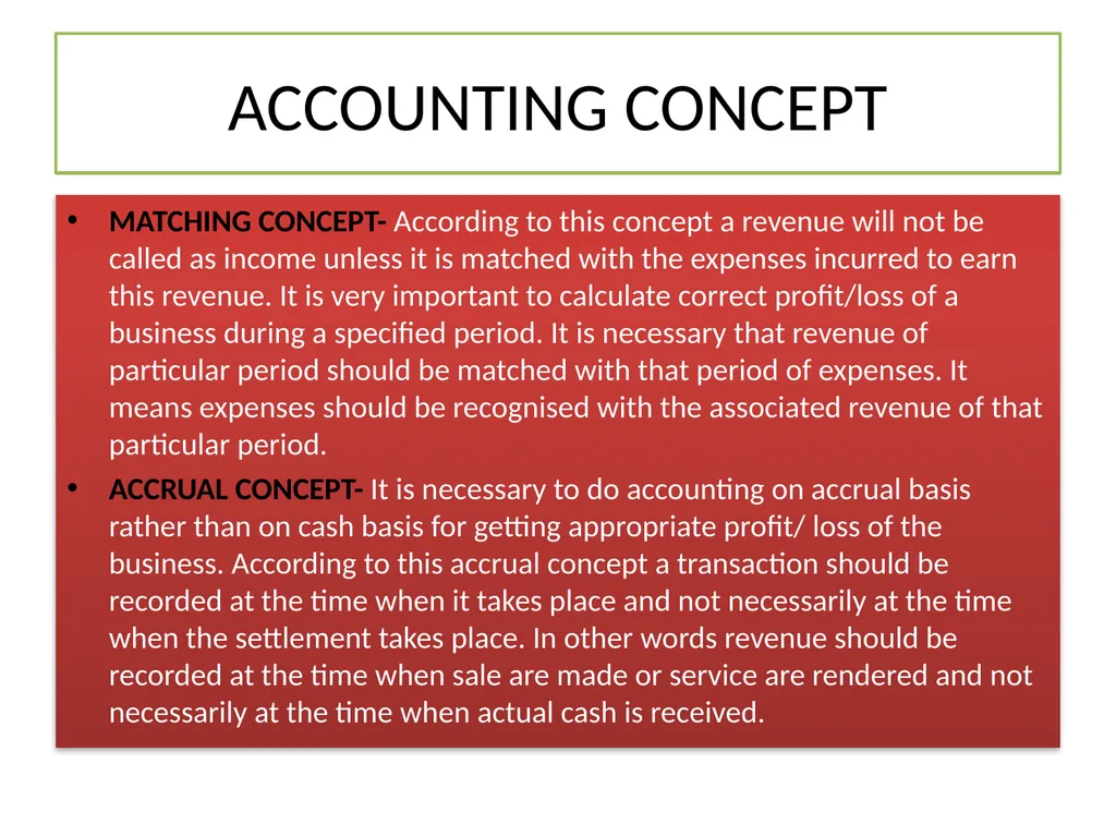 ACCOUNTING PRINCIPLES “Principles of accounting - slide 8 of 13