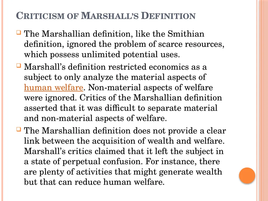 DEFINITIONS OF ECONOMICS INTRODUCTION Economics is - slide 12 of 20