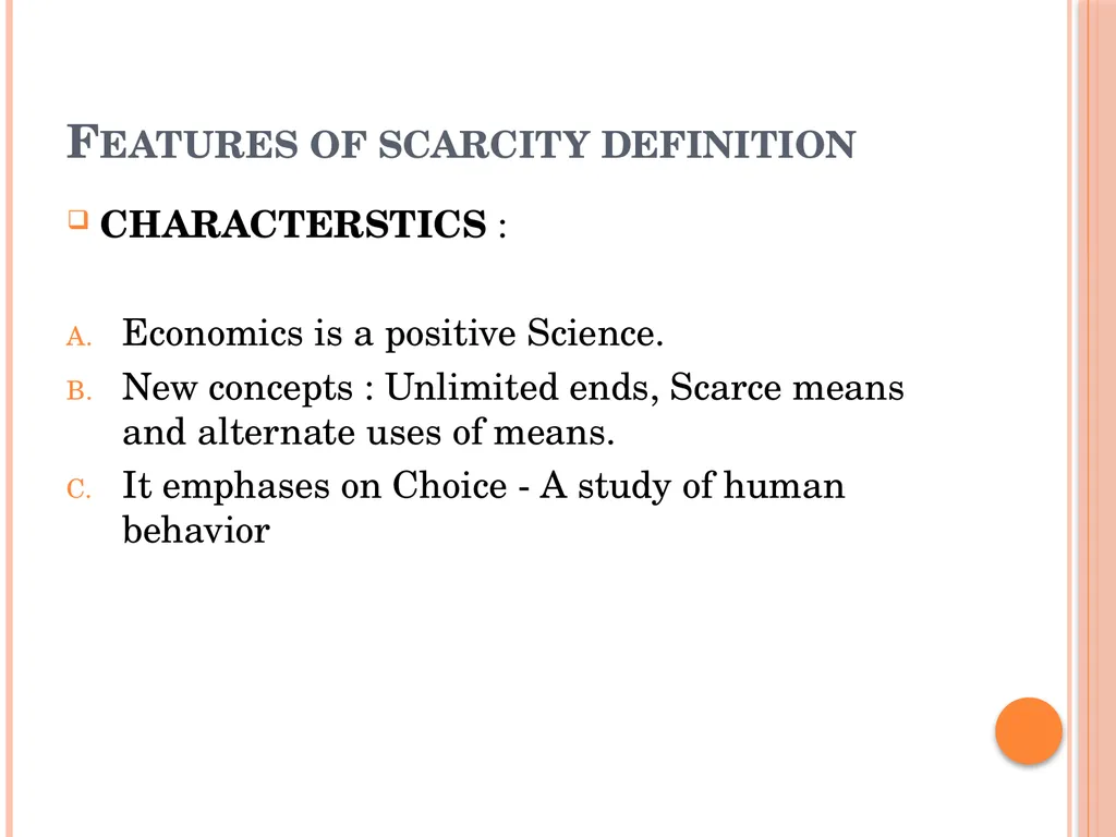 DEFINITIONS OF ECONOMICS INTRODUCTION Economics is - slide 16 of 20