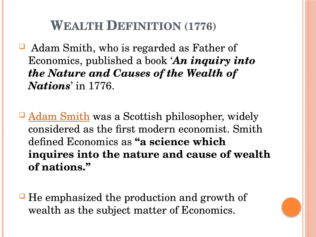 DEFINITIONS OF ECONOMICS INTRODUCTION Economics is - slide 6 of 20