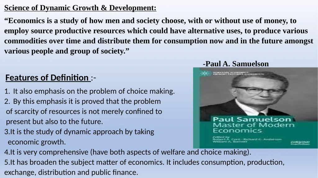 INTRODUCTION TO ECONOMICS Dr. Pooja Singh, - slide 14 of 15