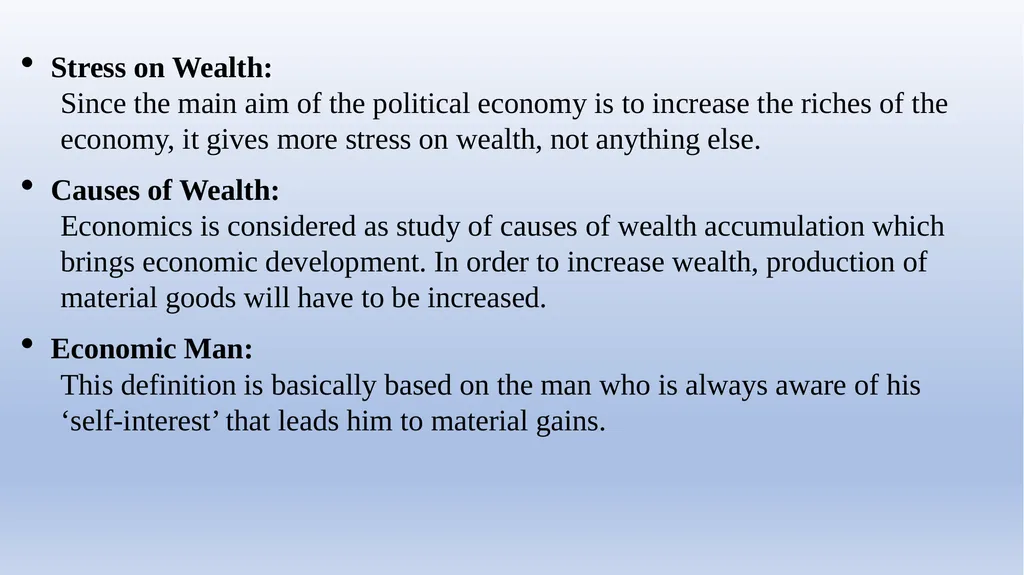 INTRODUCTION TO ECONOMICS Dr. Pooja Singh, - slide 8 of 15