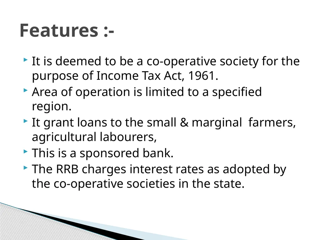 Chapter 1 Introduction to banking sector Banks are - slide 19 of 20