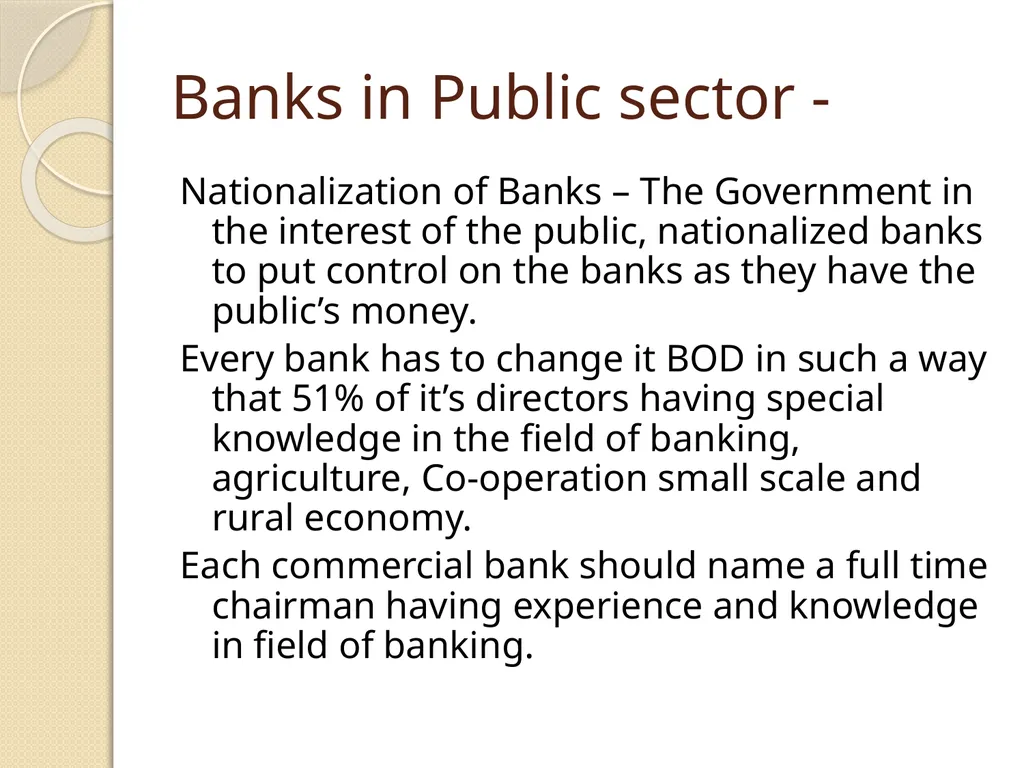 Banking & Finance - 1 Chapter – 2 Commercial - slide 2 of 12