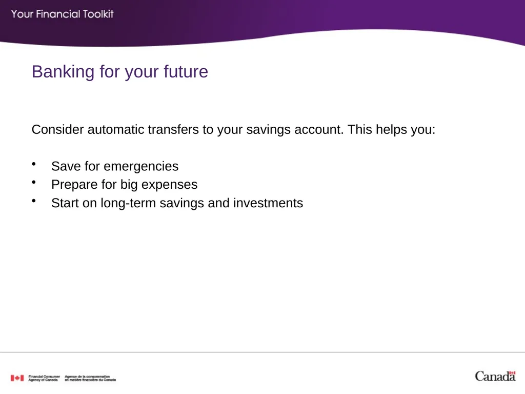 Banking Agenda Start time: ____ Break time: ____ - slide 9 of 36