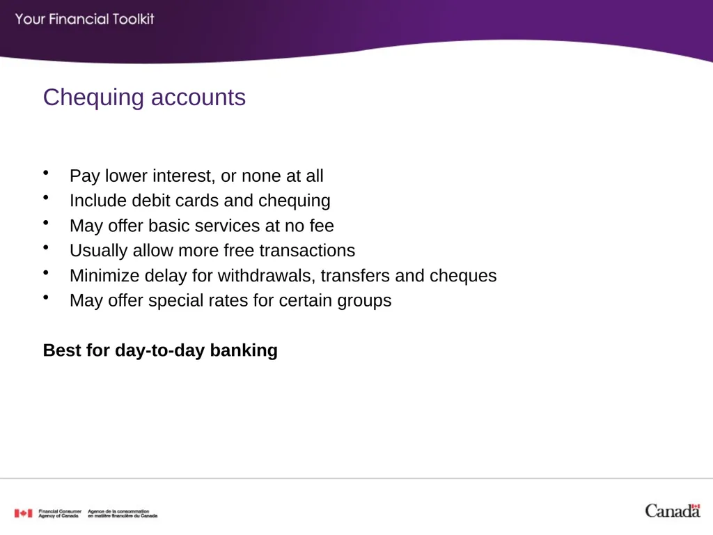 Banking Agenda Start time: ____ Break time: ____ - slide 14 of 36