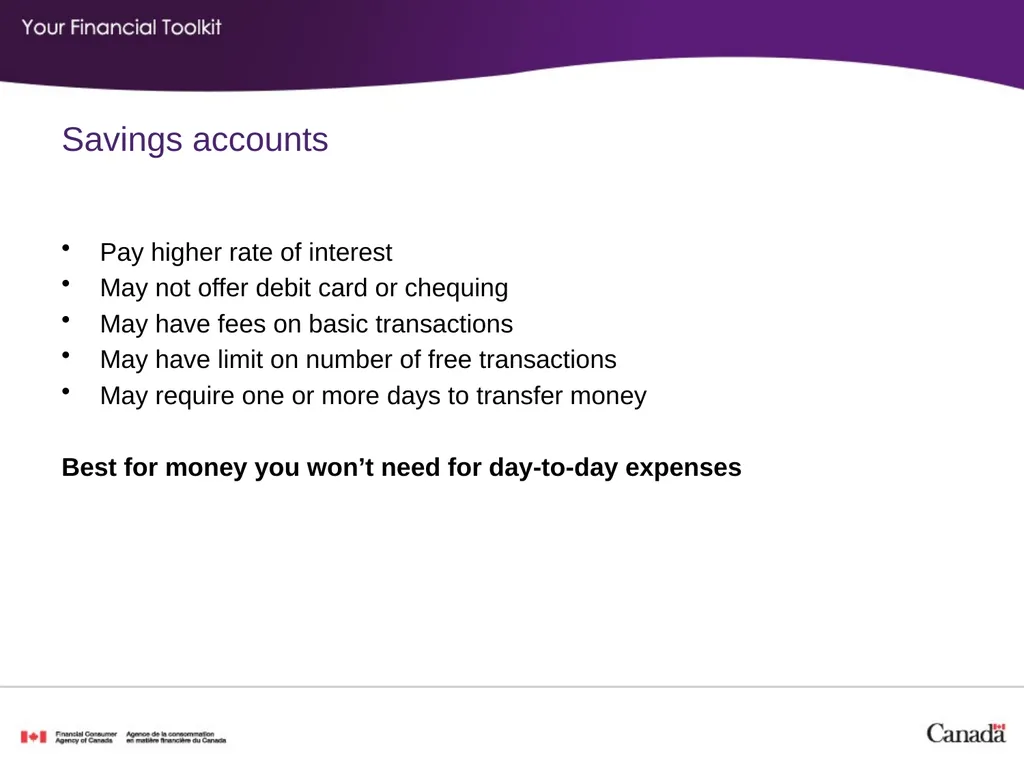 Banking Agenda Start time: ____ Break time: ____ - slide 13 of 36