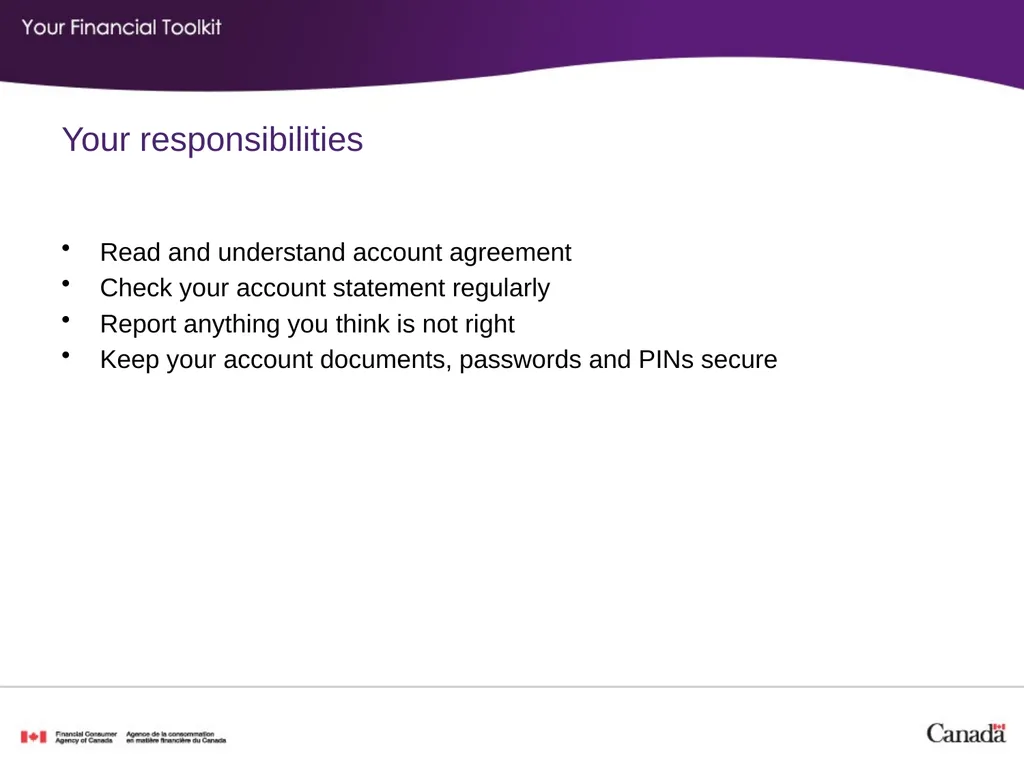 Banking Agenda Start time: ____ Break time: ____ - slide 26 of 36
