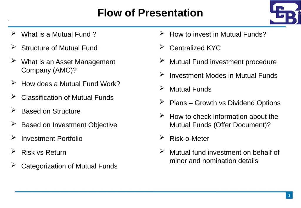 Introduction to Mutual Funds Disclaimer 2 - slide 3 of 24