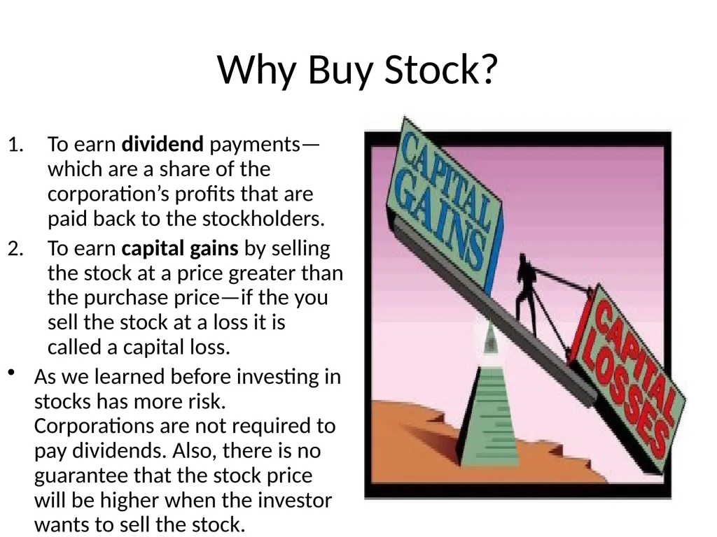 Chapter 11: Financial Markets Section 3: Buying - slide 3 of 11