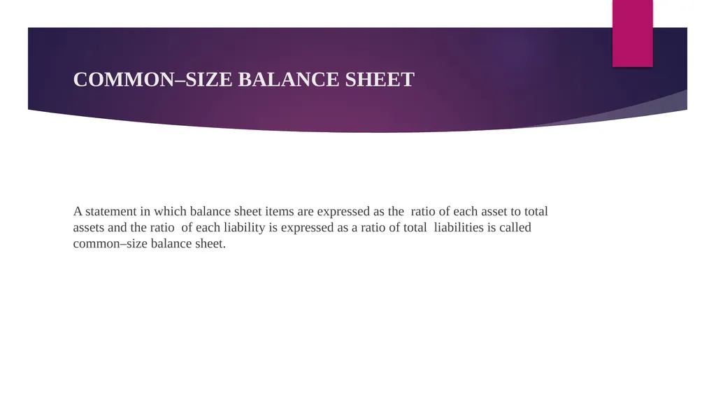 FINANCIAL STATEMENTS ANALYSIS CHAPTER OBJECTIVES - slide 16 of 23