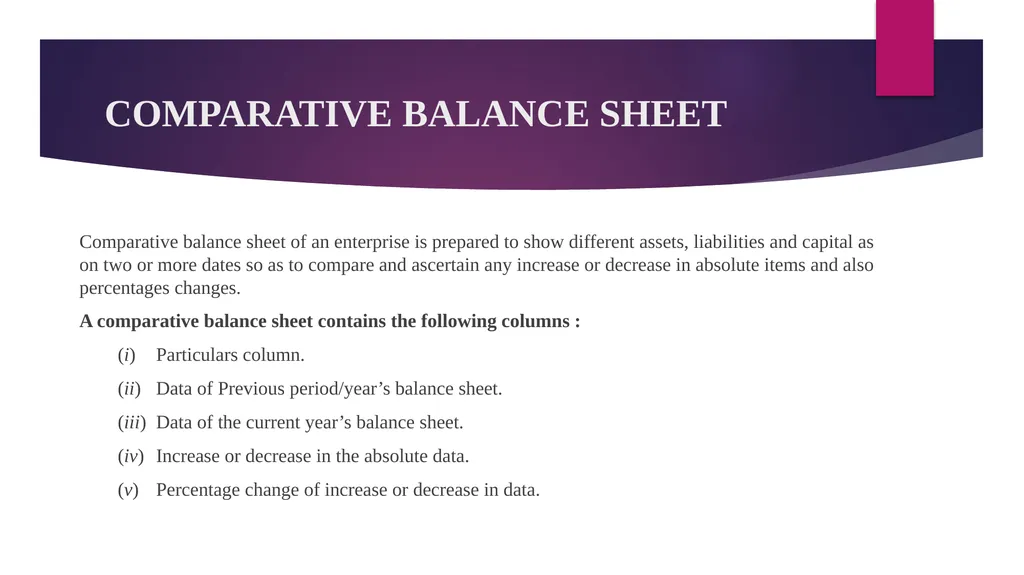 FINANCIAL STATEMENTS ANALYSIS CHAPTER OBJECTIVES - slide 10 of 23