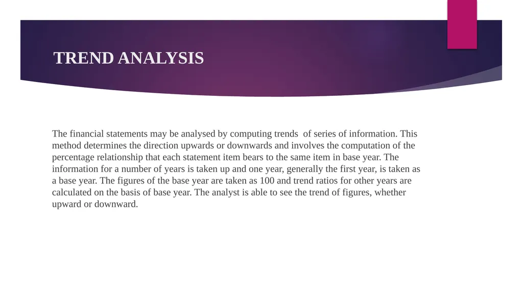 FINANCIAL STATEMENTS ANALYSIS CHAPTER OBJECTIVES - slide 22 of 23