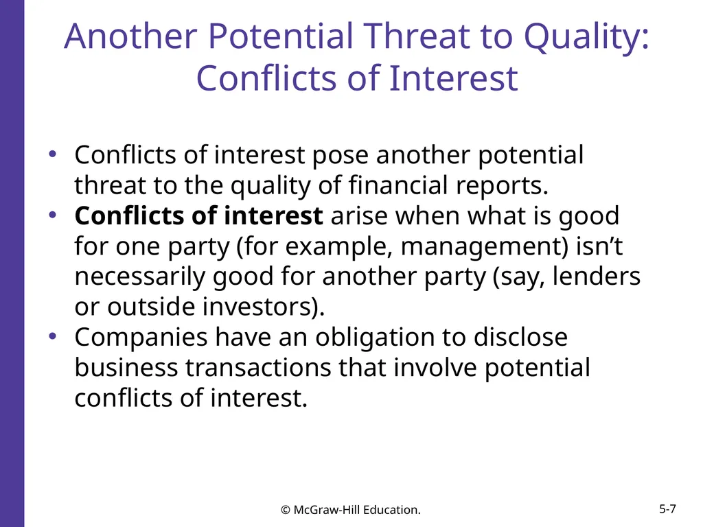 Financial Reporting and Analysis Seventh Edition - slide 7 of 25