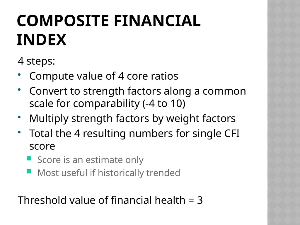 Assessing Financial health Using Financial Metrics - slide 19 of 27