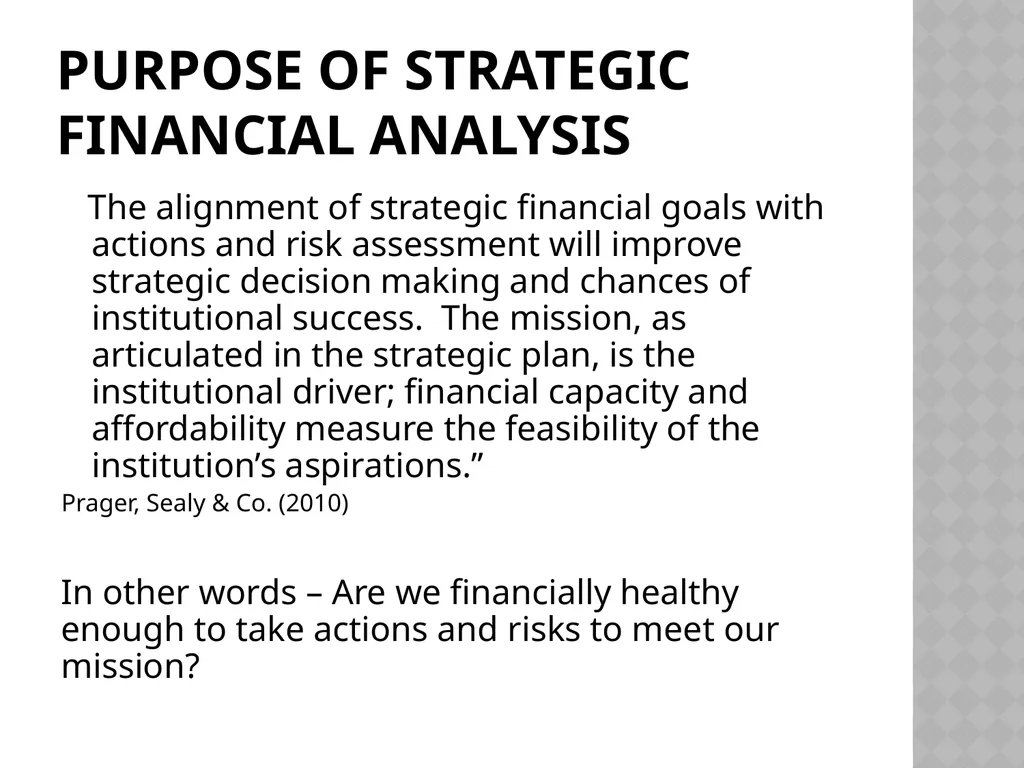 Assessing Financial health Using Financial Metrics - slide 4 of 27