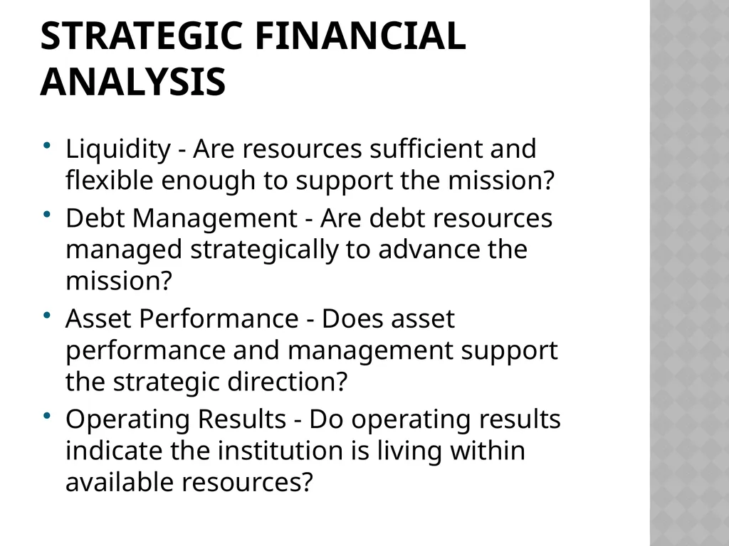 Assessing Financial health Using Financial Metrics - slide 6 of 27