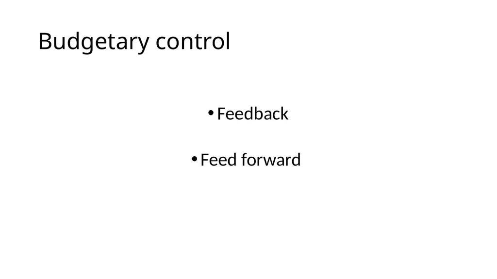 Budgeting & Budgetary Control Cost & Management - slide 43 of 44