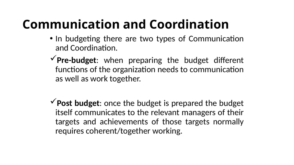Budgeting & Budgetary Control Cost & Management - slide 8 of 44