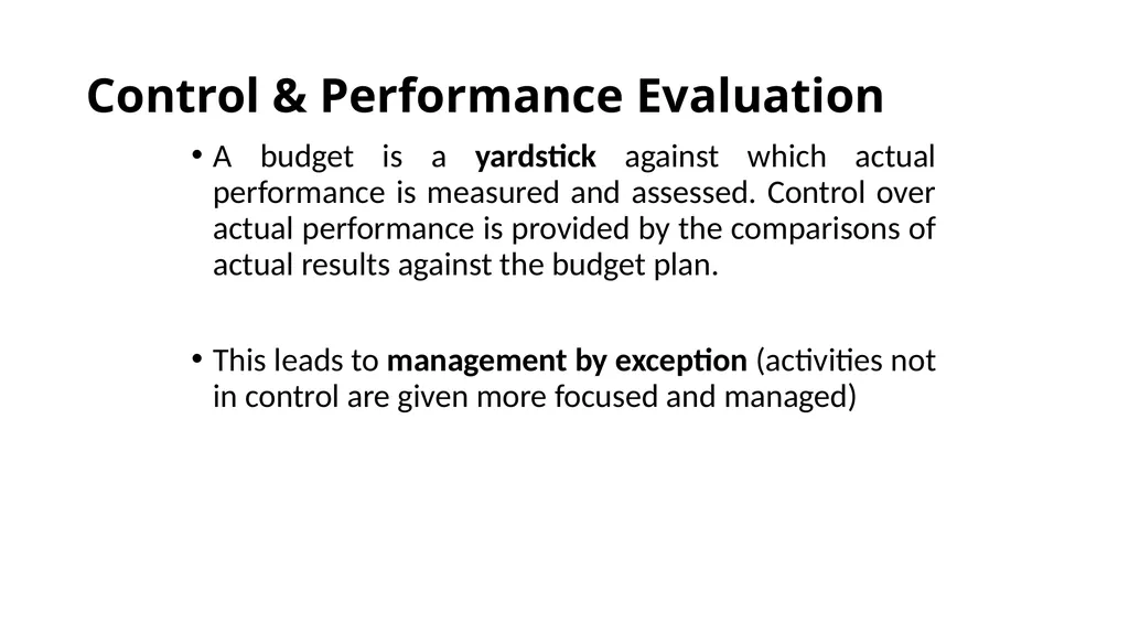 Budgeting & Budgetary Control Cost & Management - slide 6 of 44