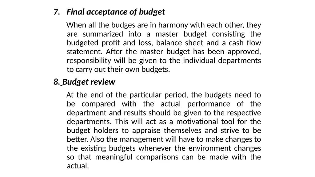 Budgeting & Budgetary Control Cost & Management - slide 15 of 44