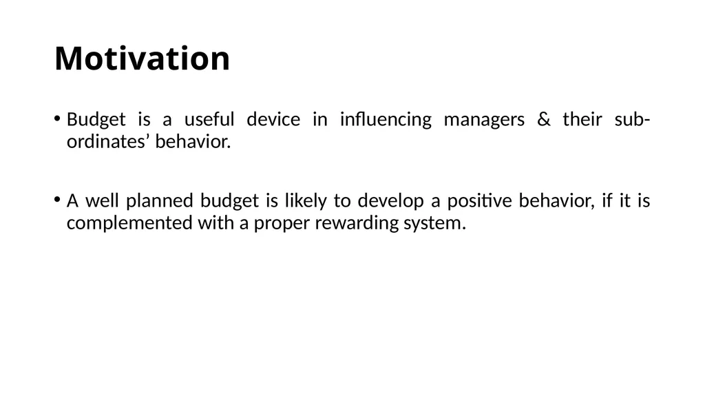 Budgeting & Budgetary Control Cost & Management - slide 7 of 44