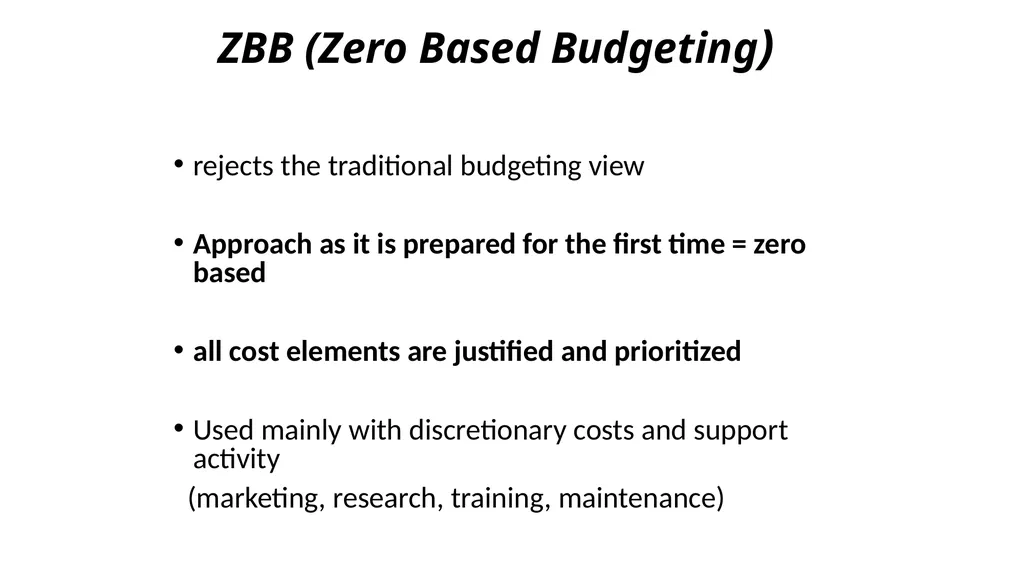 Budgeting & Budgetary Control Cost & Management - slide 22 of 44