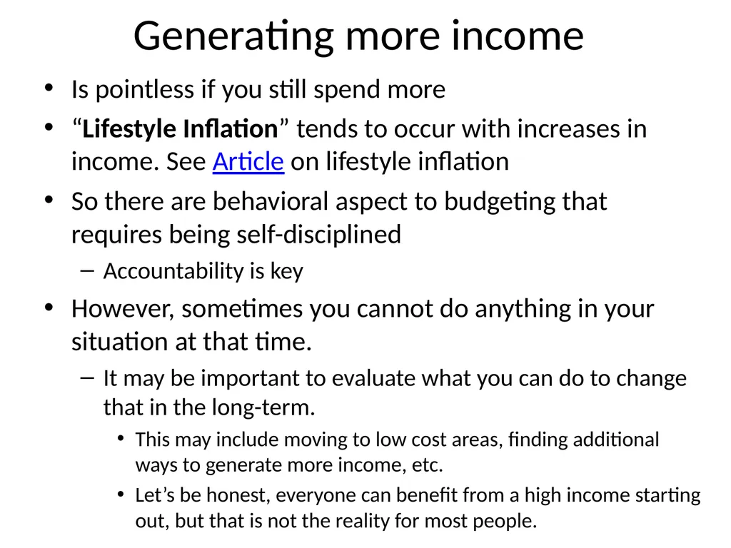 Personal Financial Budgeting (Budgeting) By: Dr. - slide 8 of 20