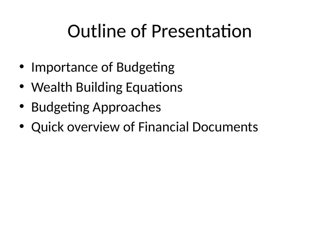 Personal Financial Budgeting (Budgeting) By: Dr. - slide 4 of 20