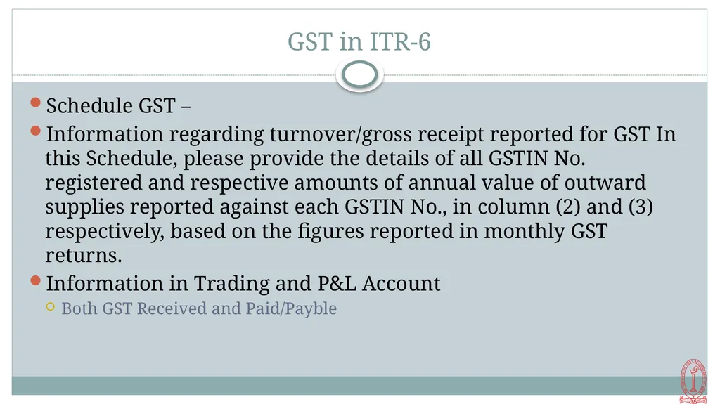 By CMA S. VENKANNA Cost Accountant Link Between IT - slide 31 of 32