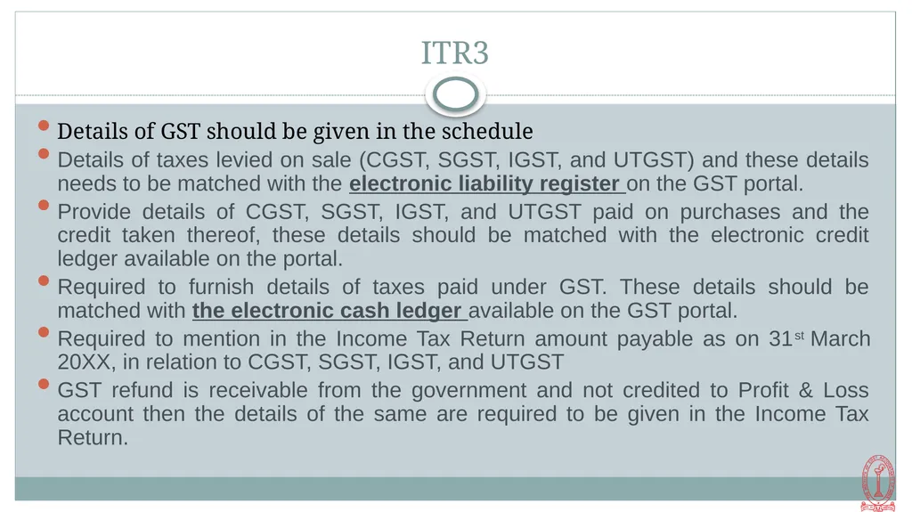 By CMA S. VENKANNA Cost Accountant Link Between IT - slide 20 of 32