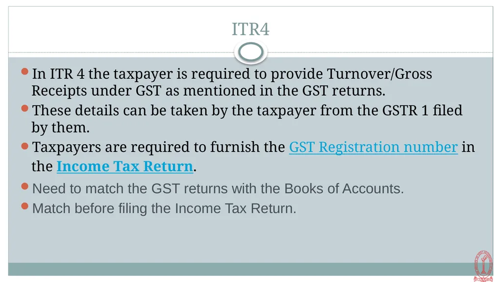 By CMA S. VENKANNA Cost Accountant Link Between IT - slide 22 of 32