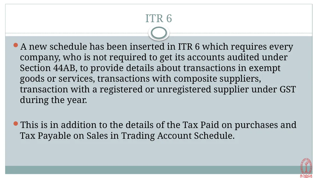 By CMA S. VENKANNA Cost Accountant Link Between IT - slide 23 of 32