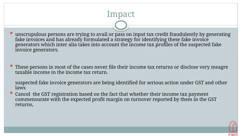 By CMA S. VENKANNA Cost Accountant Link Between IT - slide 18 of 32