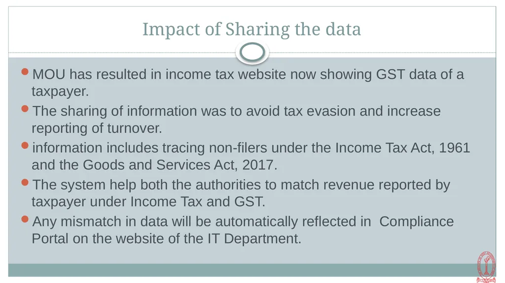 By CMA S. VENKANNA Cost Accountant Link Between IT - slide 10 of 32