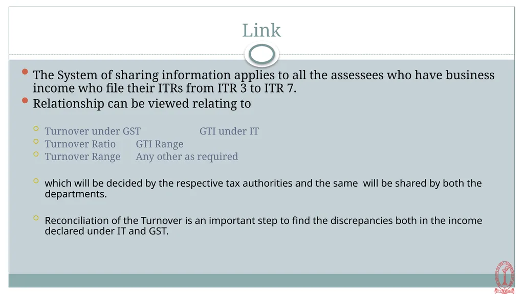 By CMA S. VENKANNA Cost Accountant Link Between IT - slide 11 of 32